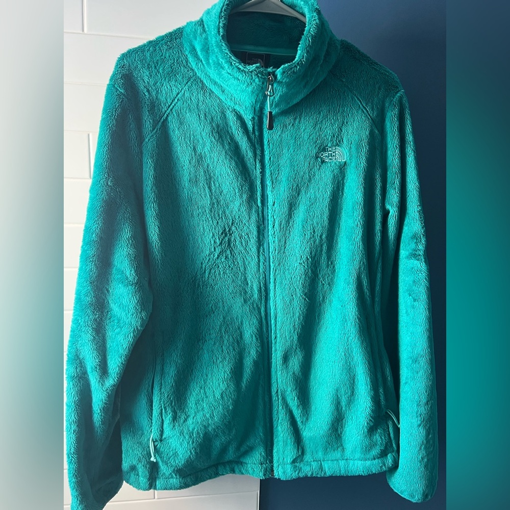 The North Face Women's Vibrant Blue Teddy Jacket